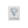 Sticker Logo Officiel SHINE - Argent