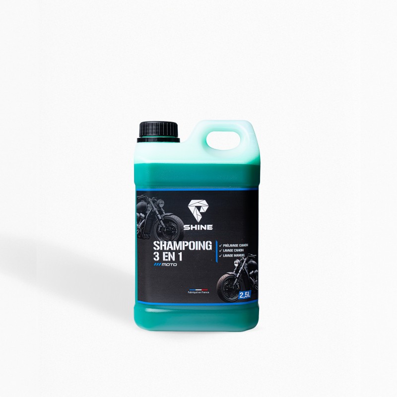 Shampoing 3 en 1 moto - Conditionnement 2,5L